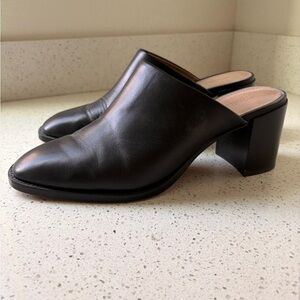 Madewell Black Leather Women's Mules